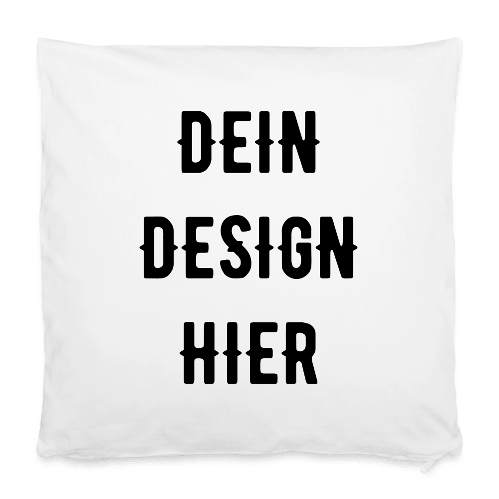 Kissenbezug 40 x 40 cm - Weiß