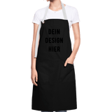 Kontrastschürze - Schwarz/Weiß