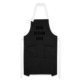 Kontrastschürze - Schwarz/Weiß