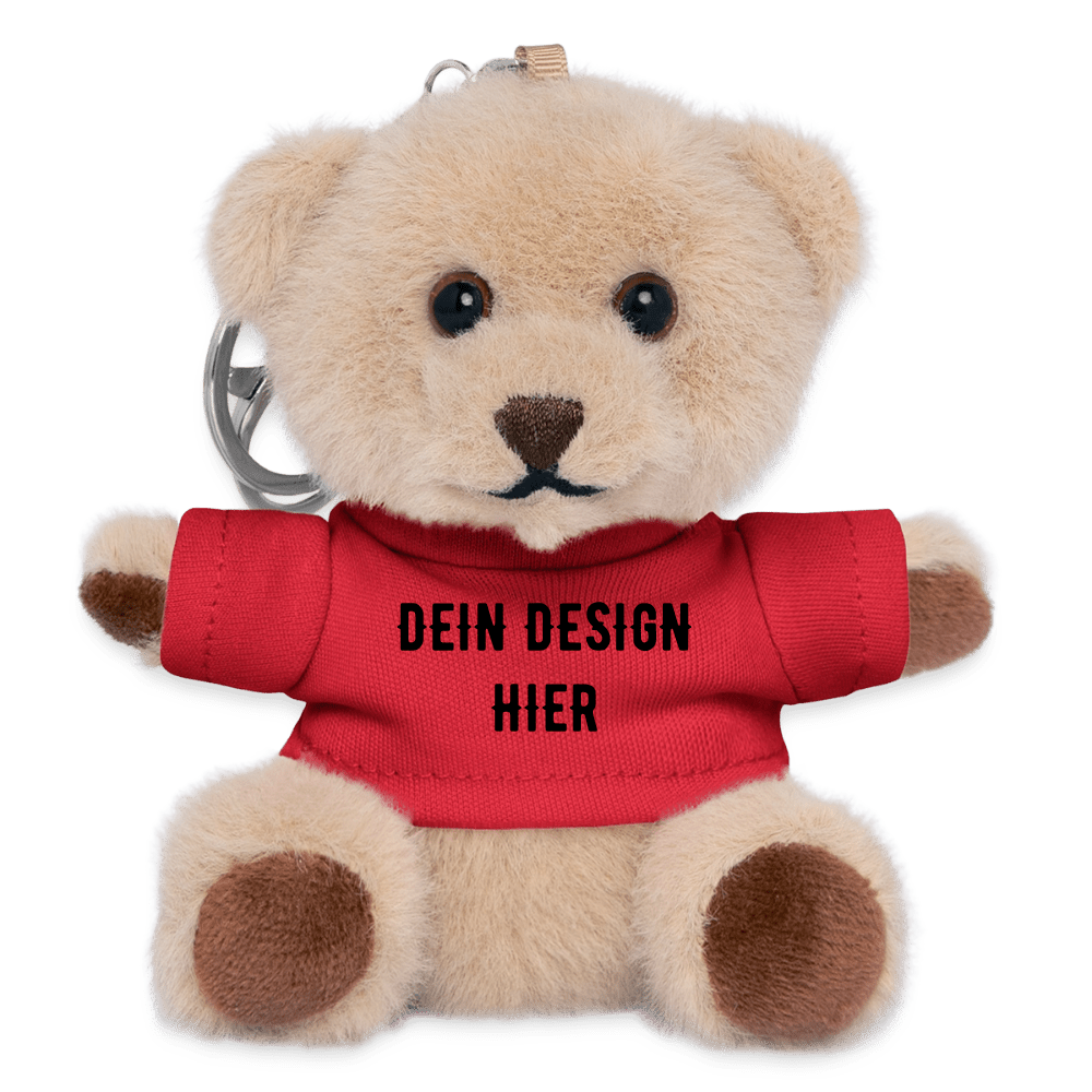 Kuscheltier Schlüsselanhänger - Rot