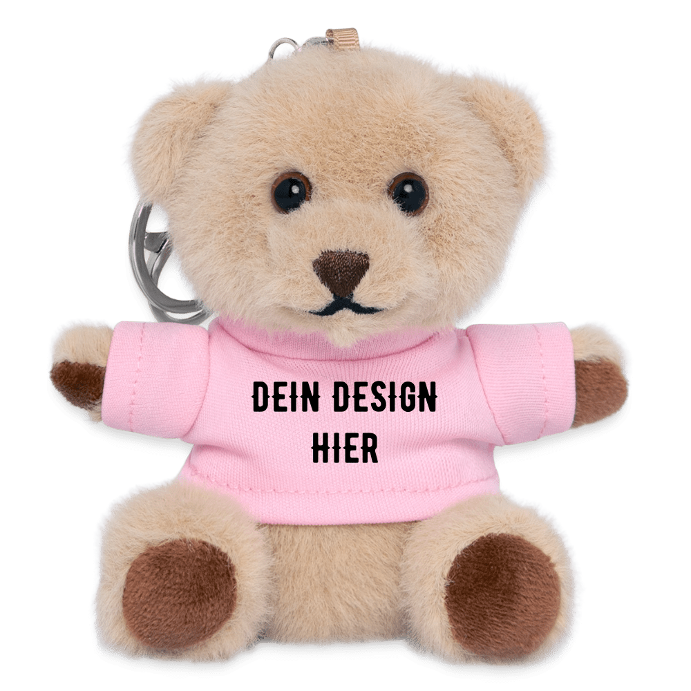 Kuscheltier Schlüsselanhänger - Rosa