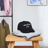 Low Profile Destroyed Cap - Schwarz