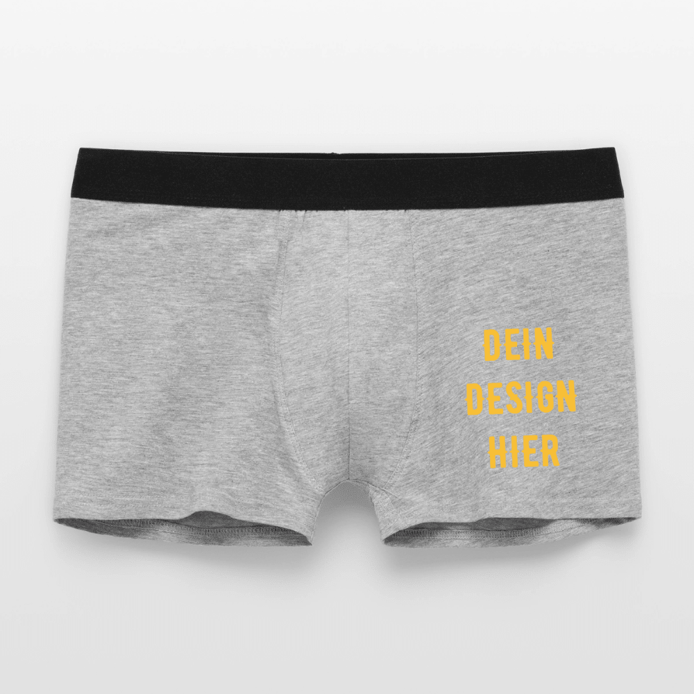 Männer Boxer Shorts - Grau meliert