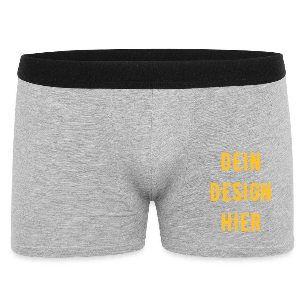 Männer Boxer Shorts - Grau meliert