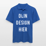 Männer Poloshirt - Royalblau