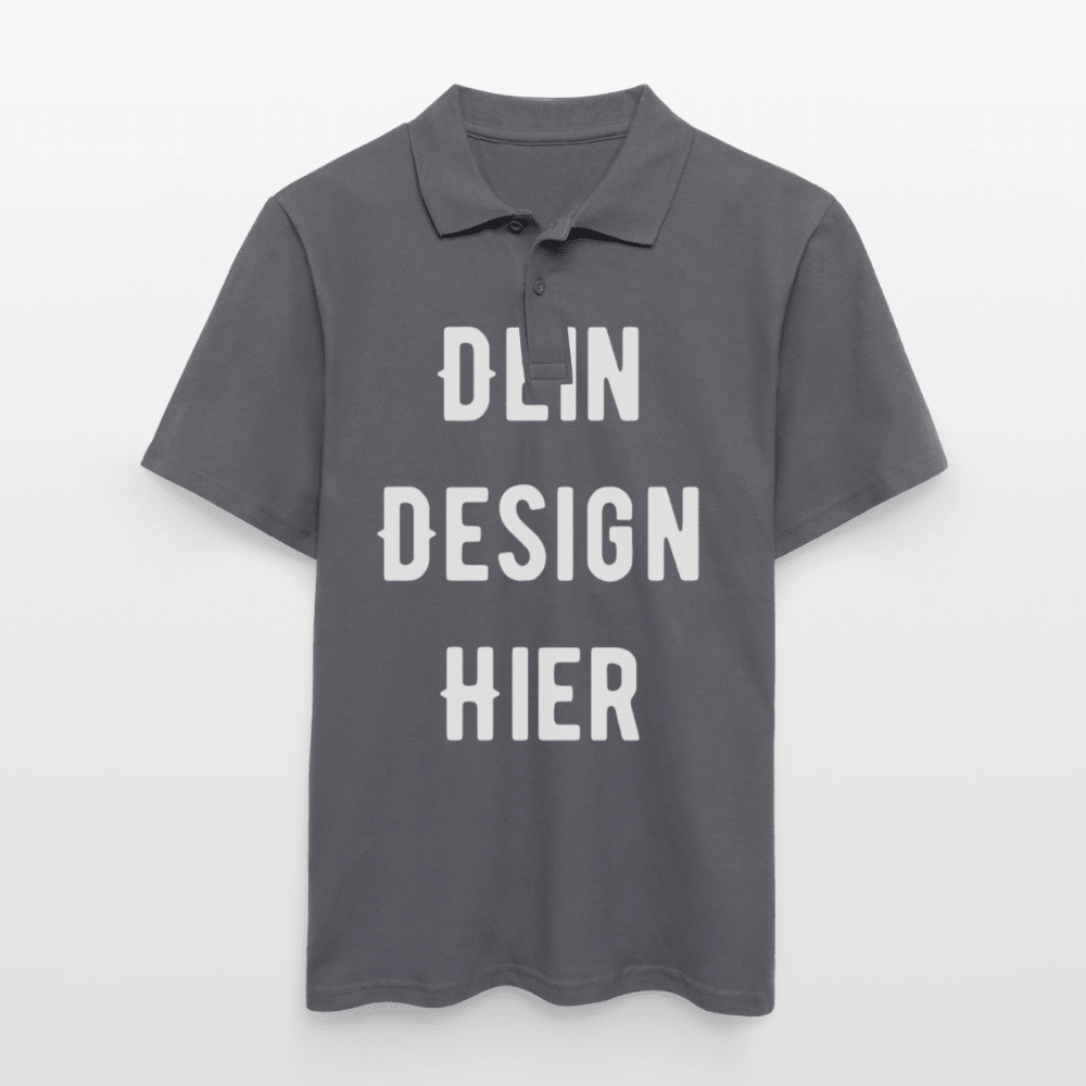 Männer Poloshirt - Anthrazit