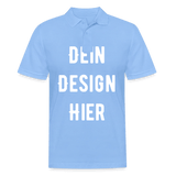 Männer Poloshirt - Himmelblau
