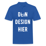 Männer Poloshirt - Royalblau