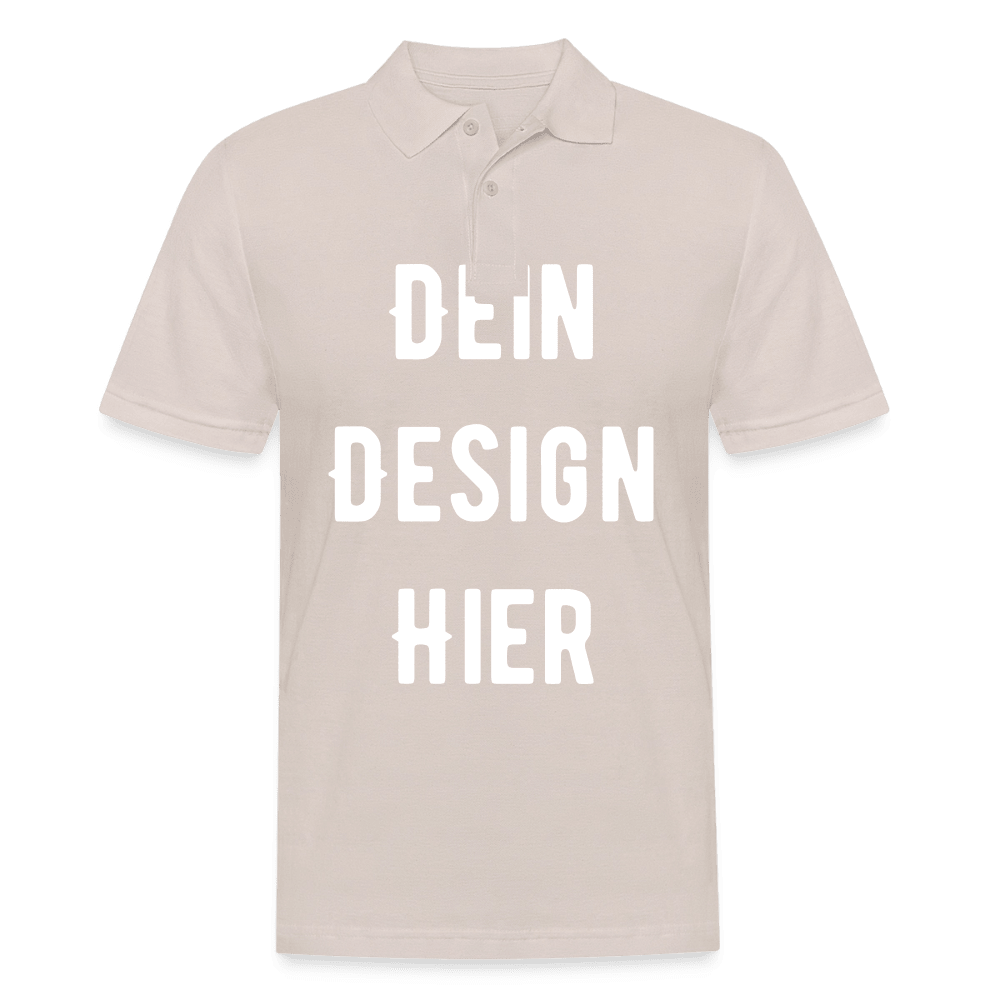 Männer Poloshirt - Beige