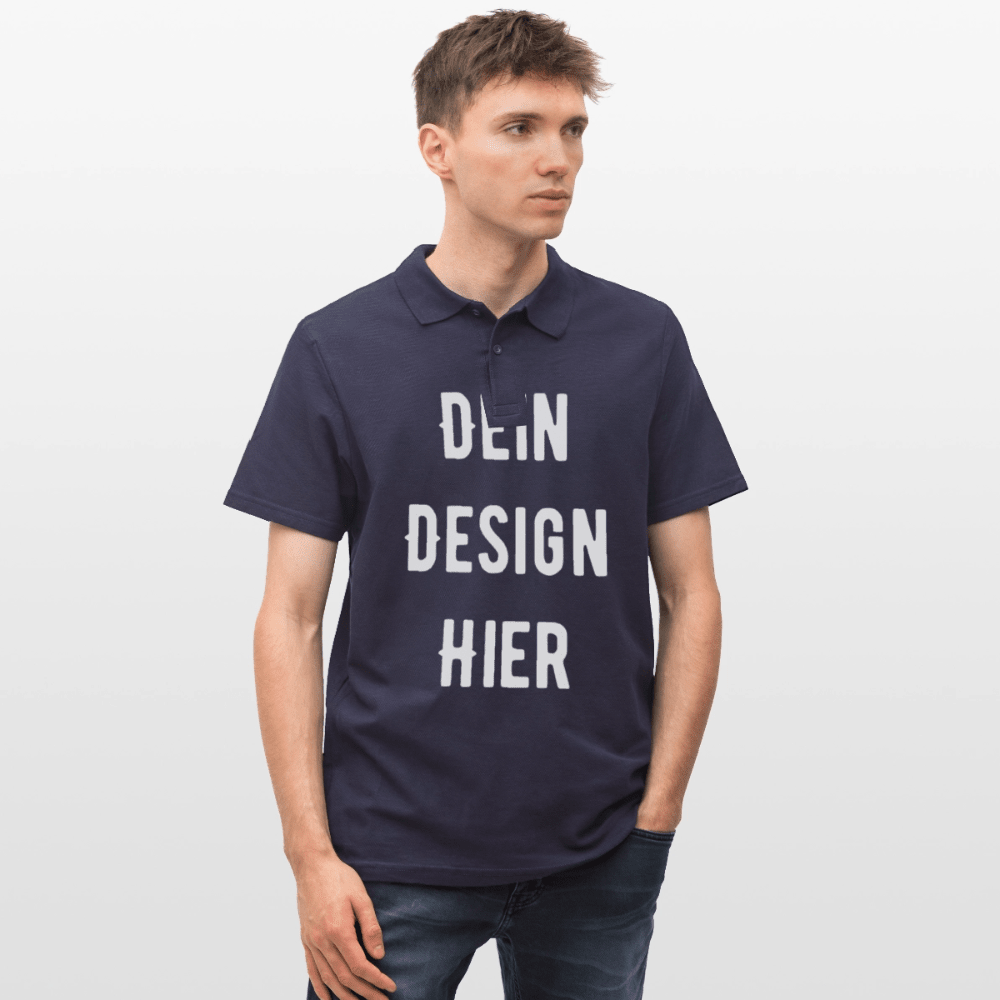 Männer Poloshirt - Navy