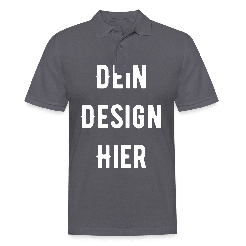 Männer Poloshirt - Anthrazit