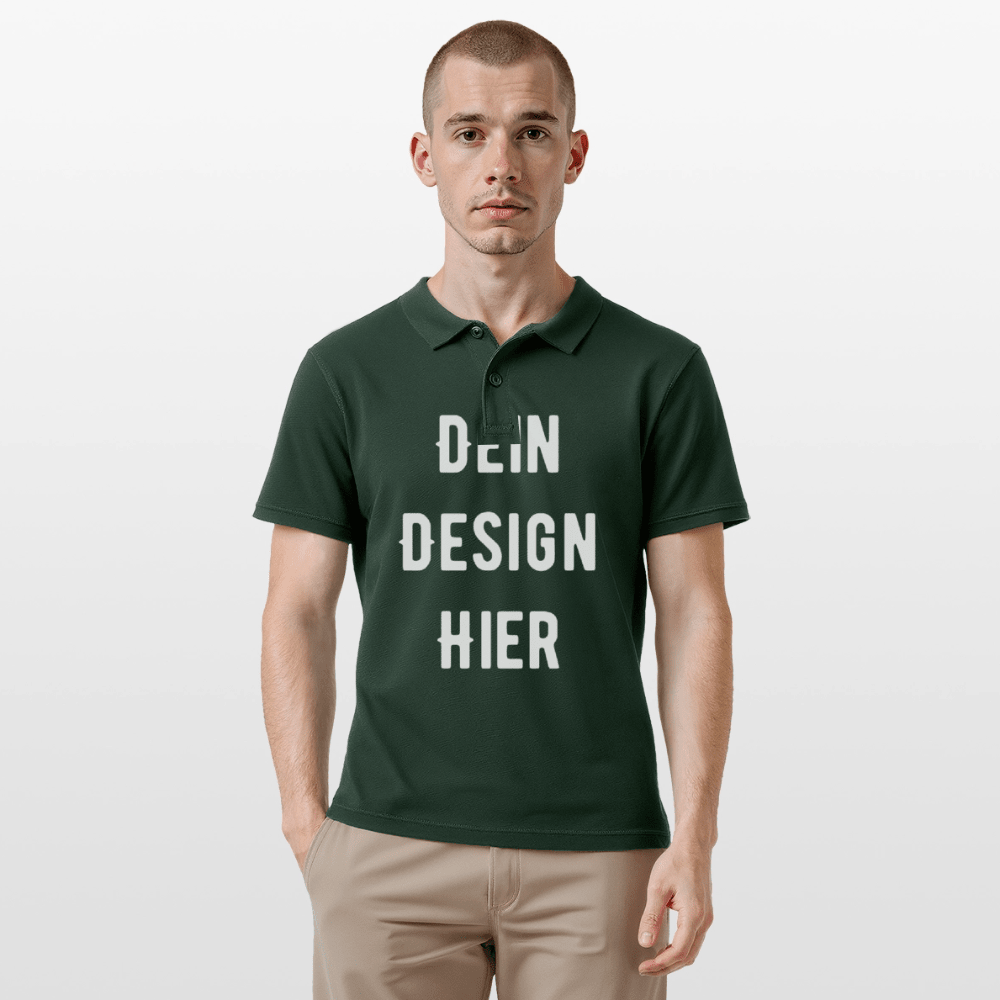 Männer Poloshirt - Tannengrün