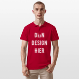 Männer Poloshirt - cherry red