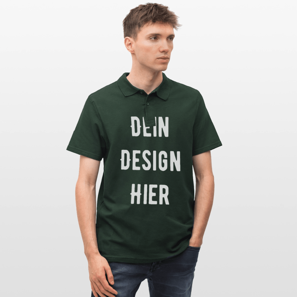 Männer Poloshirt - Tannengrün