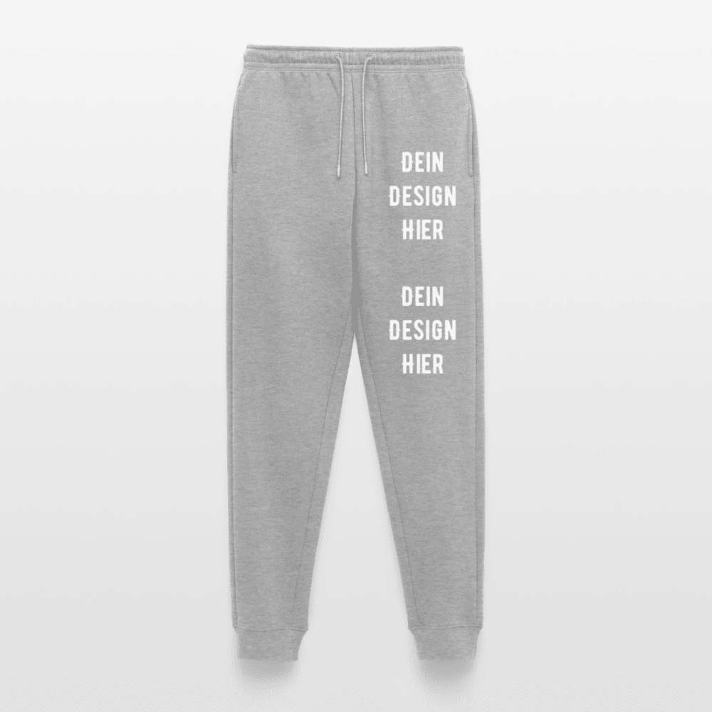 Männer Premium Bio Jogginghose - Grau meliert