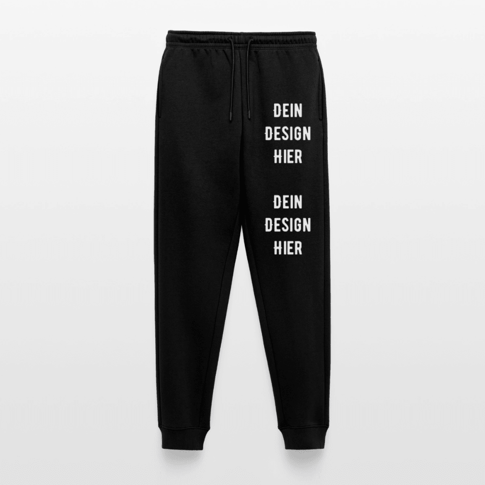 Männer Premium Bio Jogginghose - Schwarz