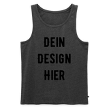 Männer Premium Bio Tank Top - Anthrazit meliert