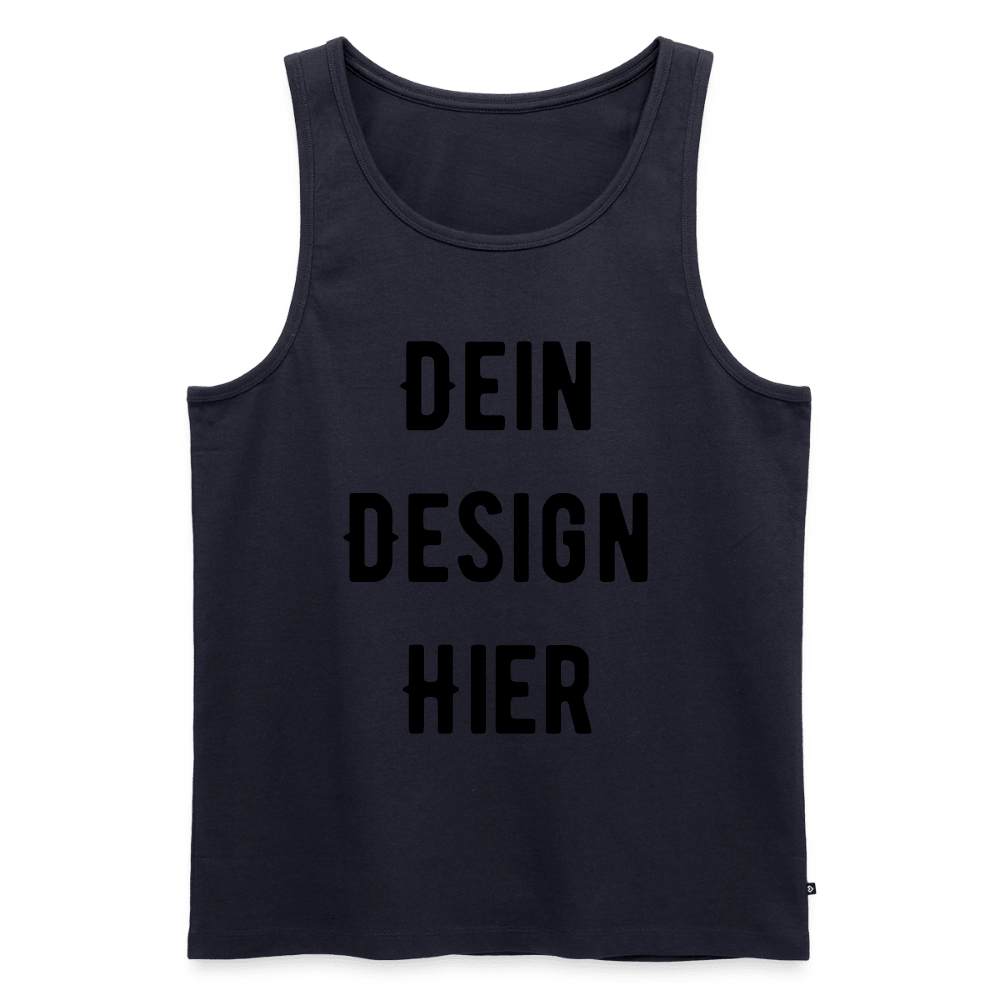 Männer Premium Bio Tank Top - Navy