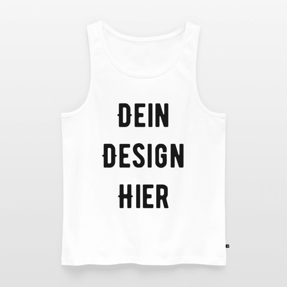Männer Premium Bio Tank Top - Weiß