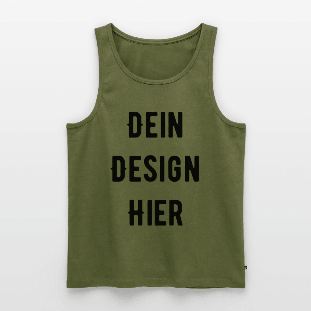 Männer Premium Bio Tank Top - Khaki