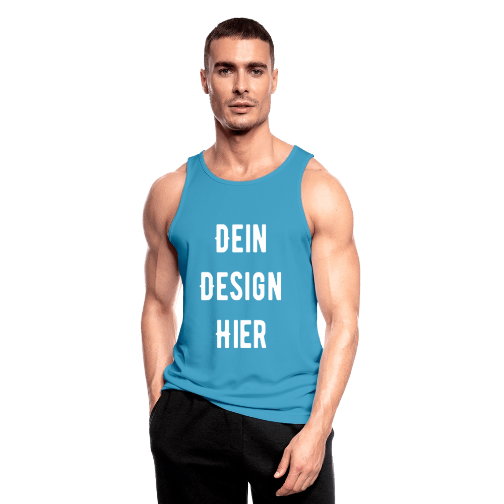 Männer Tank Top atmungsaktiv - Saphirblau