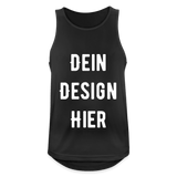 Männer Tank Top atmungsaktiv - Schwarz