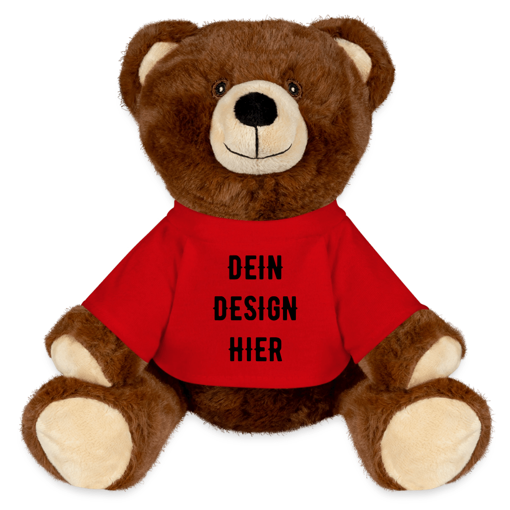 MiniFeet® RecycelBär® Braun - Rot