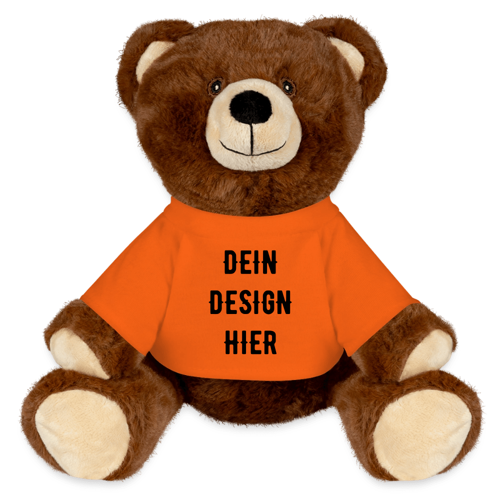 MiniFeet® RecycelBär® Braun - Goldorange