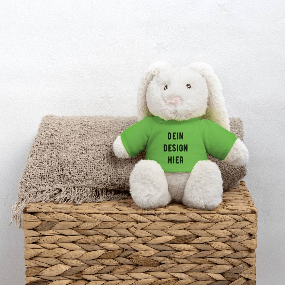 MiniFeet® RecycelHase® Creme - Hellgrün