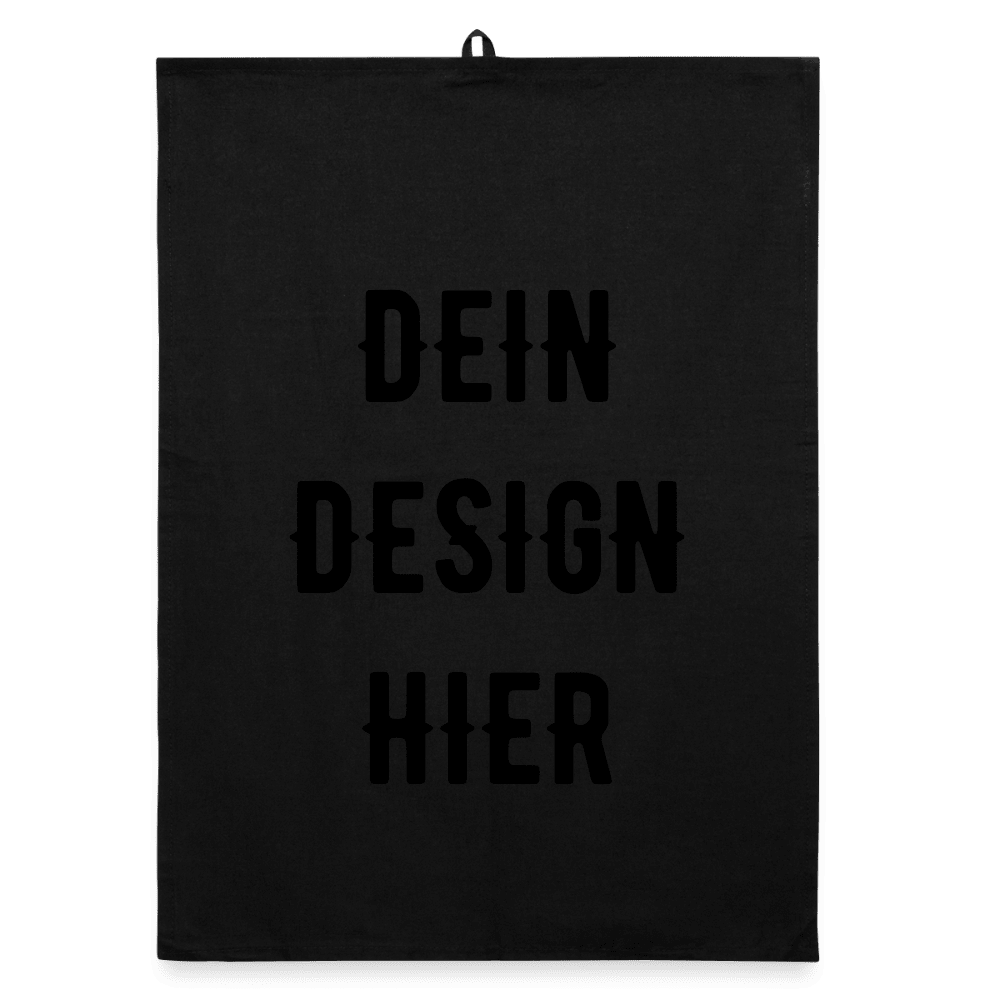 Organic Geschirrtuch - Schwarz