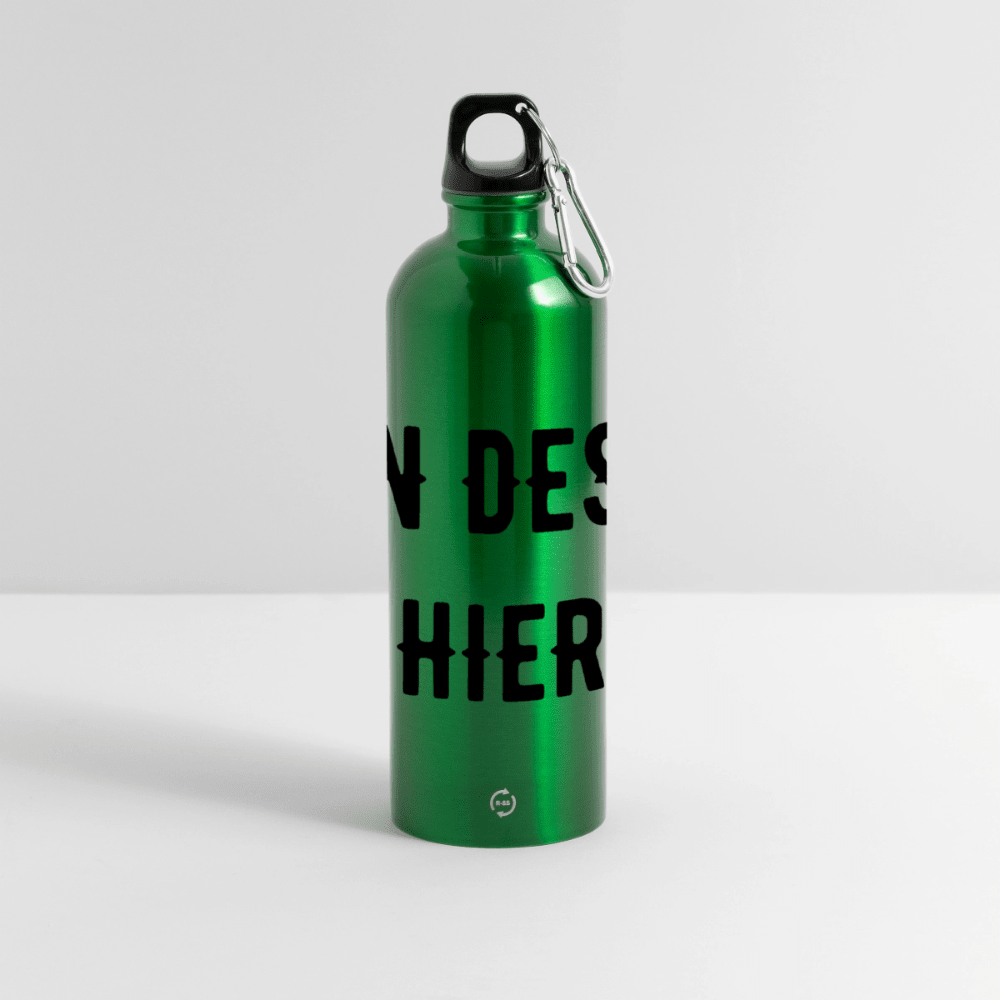 Panorama Trinkflasche mit Karabiner 750 ml - Kelly Green