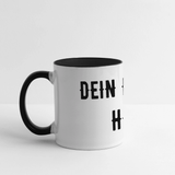 Panoramatasse - Weiß/Schwarz