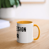 Panoramatasse - Weiß/Gelb