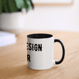 Panoramatasse - Weiß/Schwarz