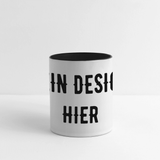 Panoramatasse - Weiß/Schwarz