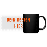 Panoramatasse farbig - Schwarz