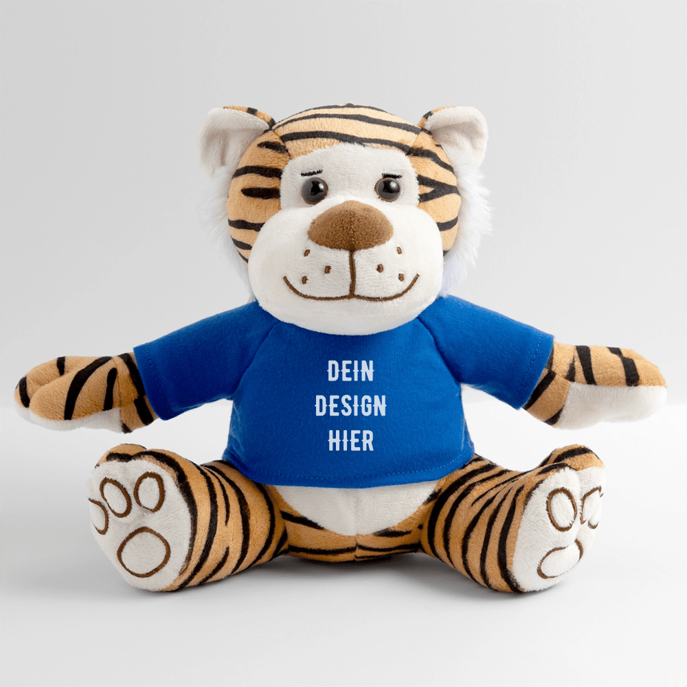 Plüschtiger - Königsblau