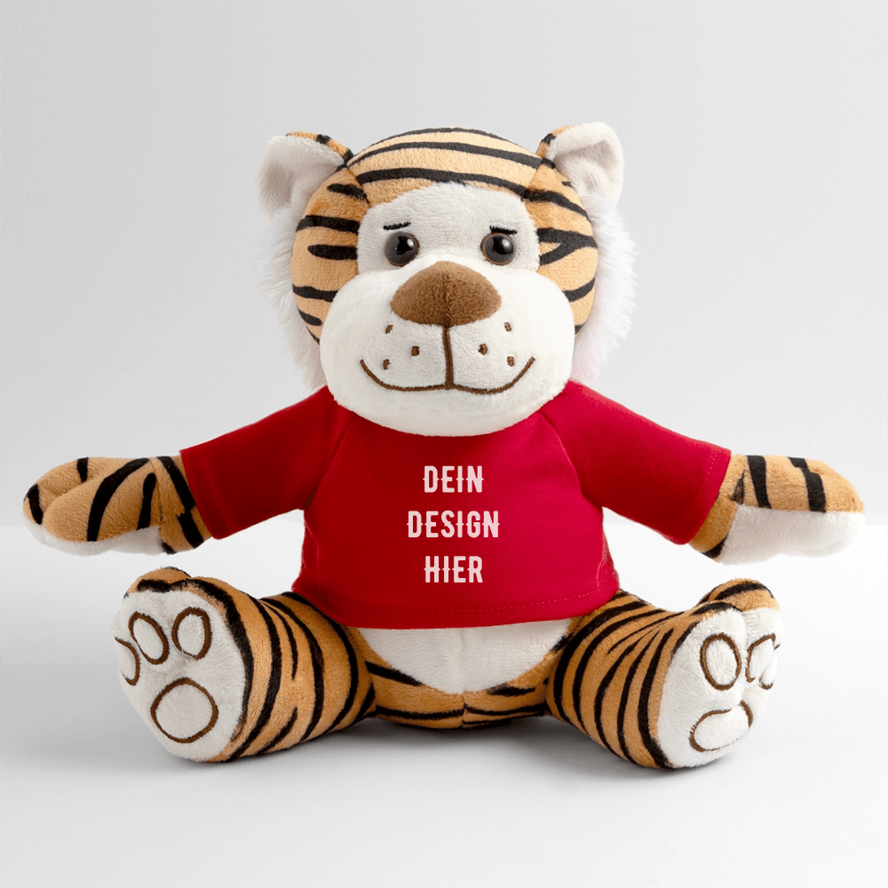 Plüschtiger - Rot