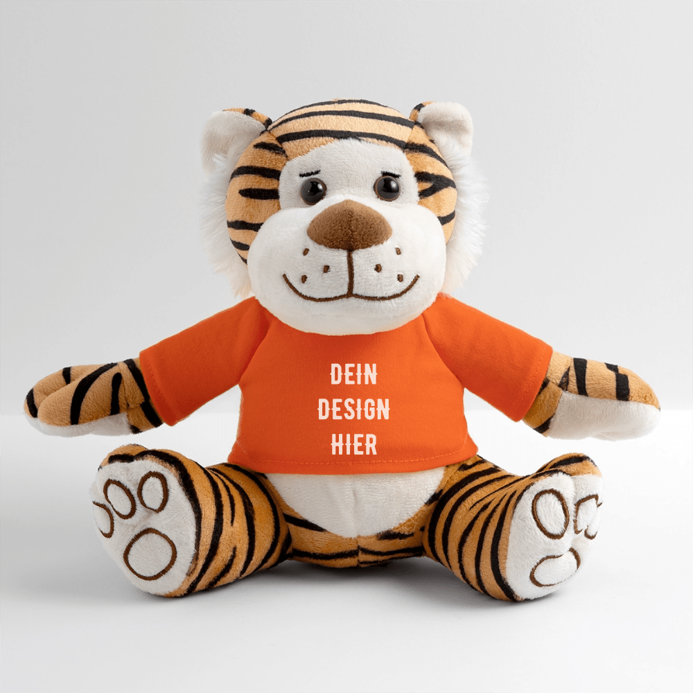 Plüschtiger - Goldorange