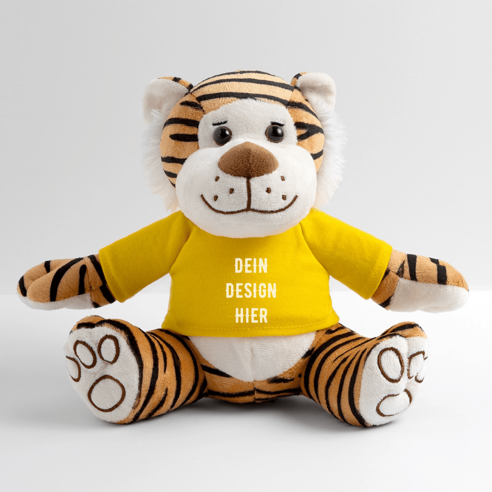 Plüschtiger - Sonnengelb