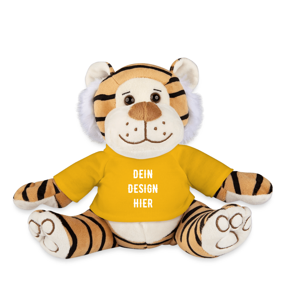 Plüschtiger - Sonnengelb