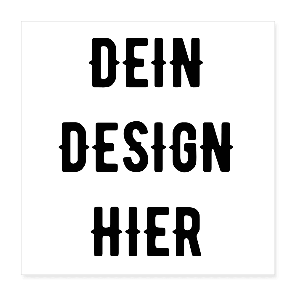 Poster 40x40 cm - Weiß