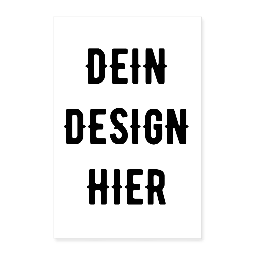 Poster 40x60 cm - Weiß