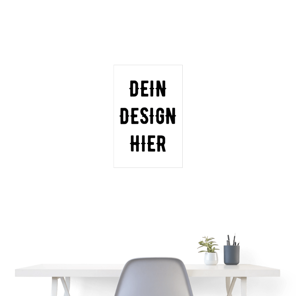 Poster 40x60 cm - Weiß