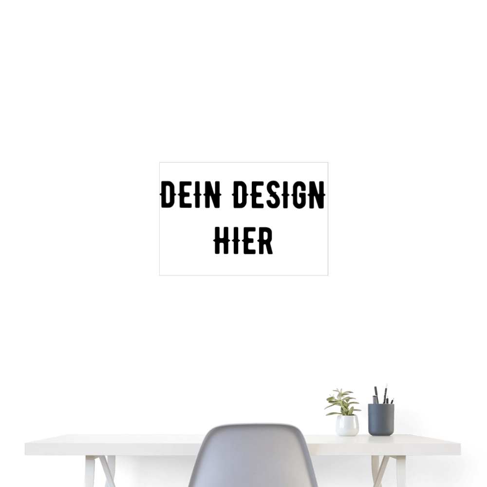 Poster 60x40 cm - Weiß