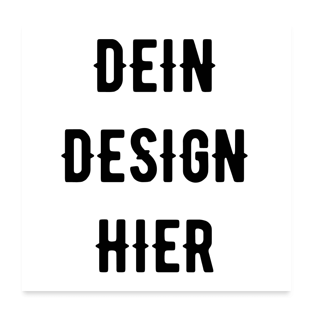 Poster 60x60 cm - Weiß