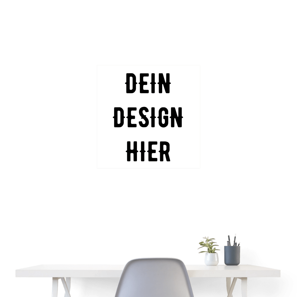 Poster 60x60 cm - Weiß