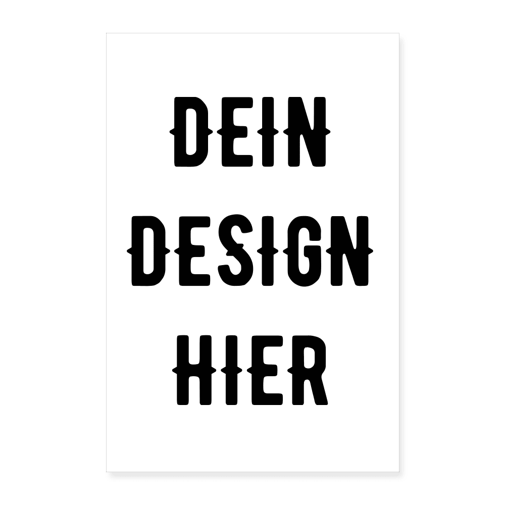 Poster 60x90 cm - Weiß