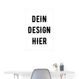 Poster 60x90 cm - Weiß
