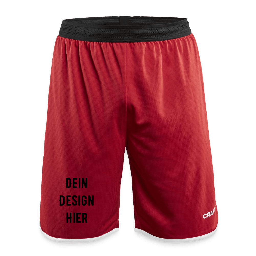 Premium Männer Basketballshorts - Dunkelrot